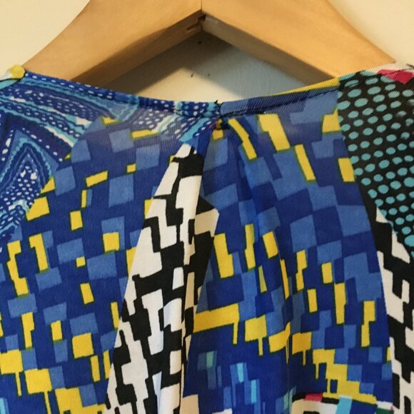 Midnight Circus Rainbow Rave Handmade Cascading Collar Cardigan - Picture 12 of 16